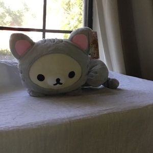 NWOT Rilakkuma Neko cat plush